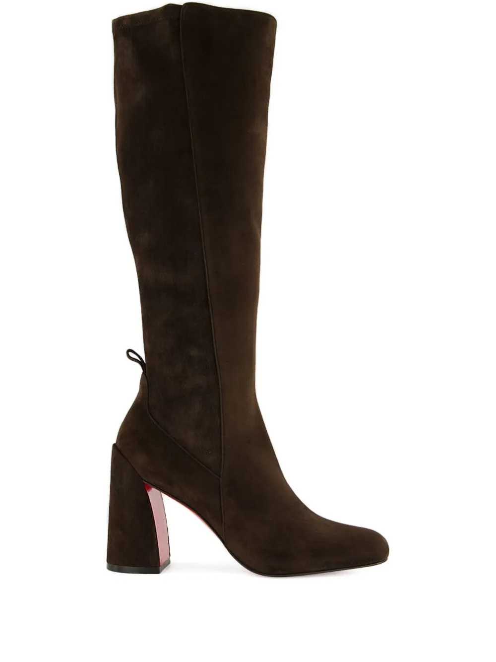 Christian Louboutin 85mm Jane Botta zip-up boots | Brown | Image 1