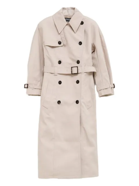 Jacquemus double-breasted belted trench coat