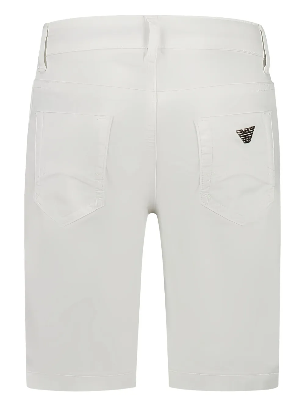 Emporio Armani Kids logo-plaque shorts | Boys Smart Shorts | Image 2