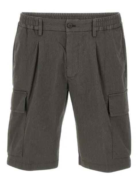 DEVORE pleated cargo shorts