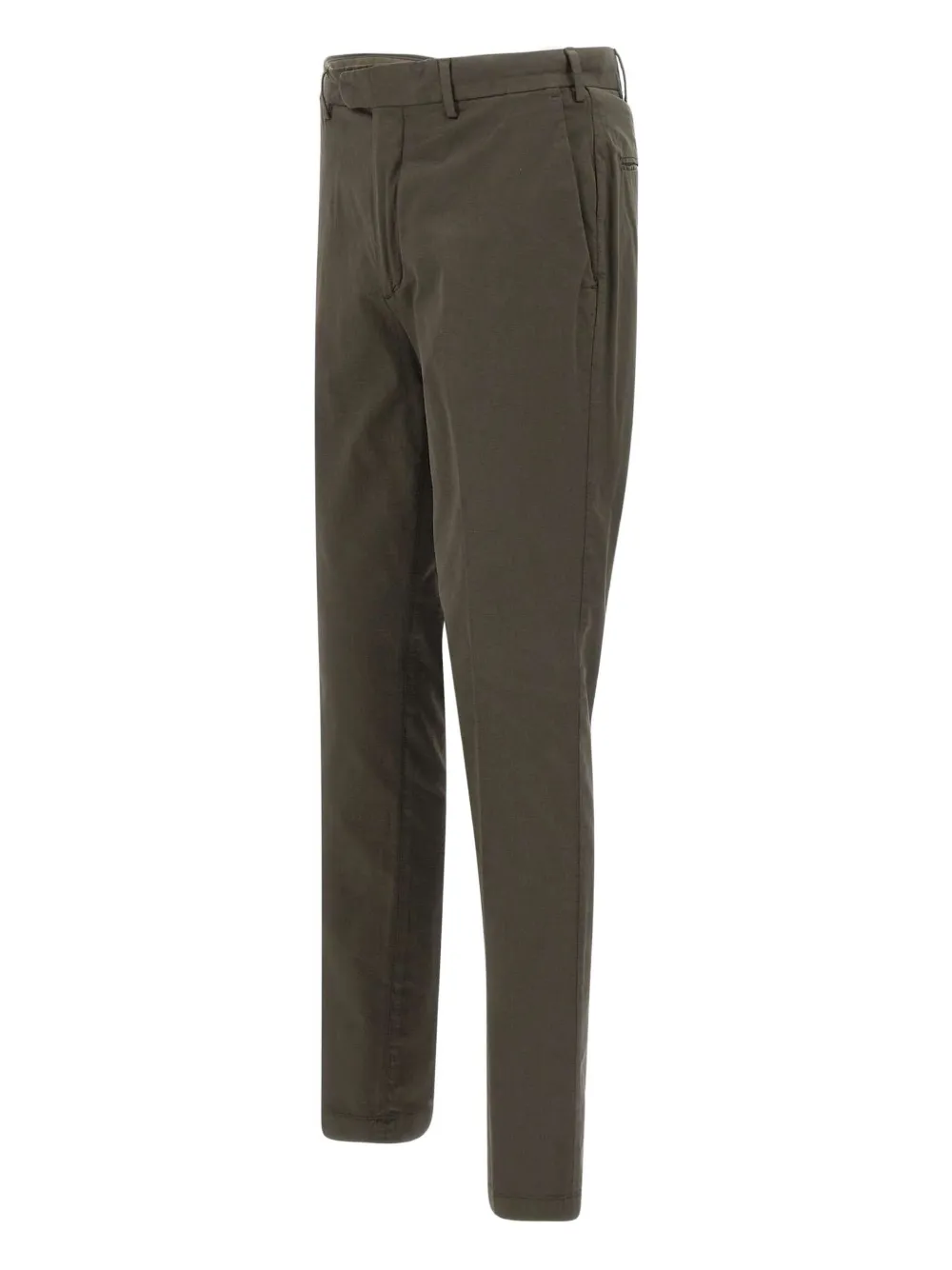 Devore Belt-loops Chinos In Green