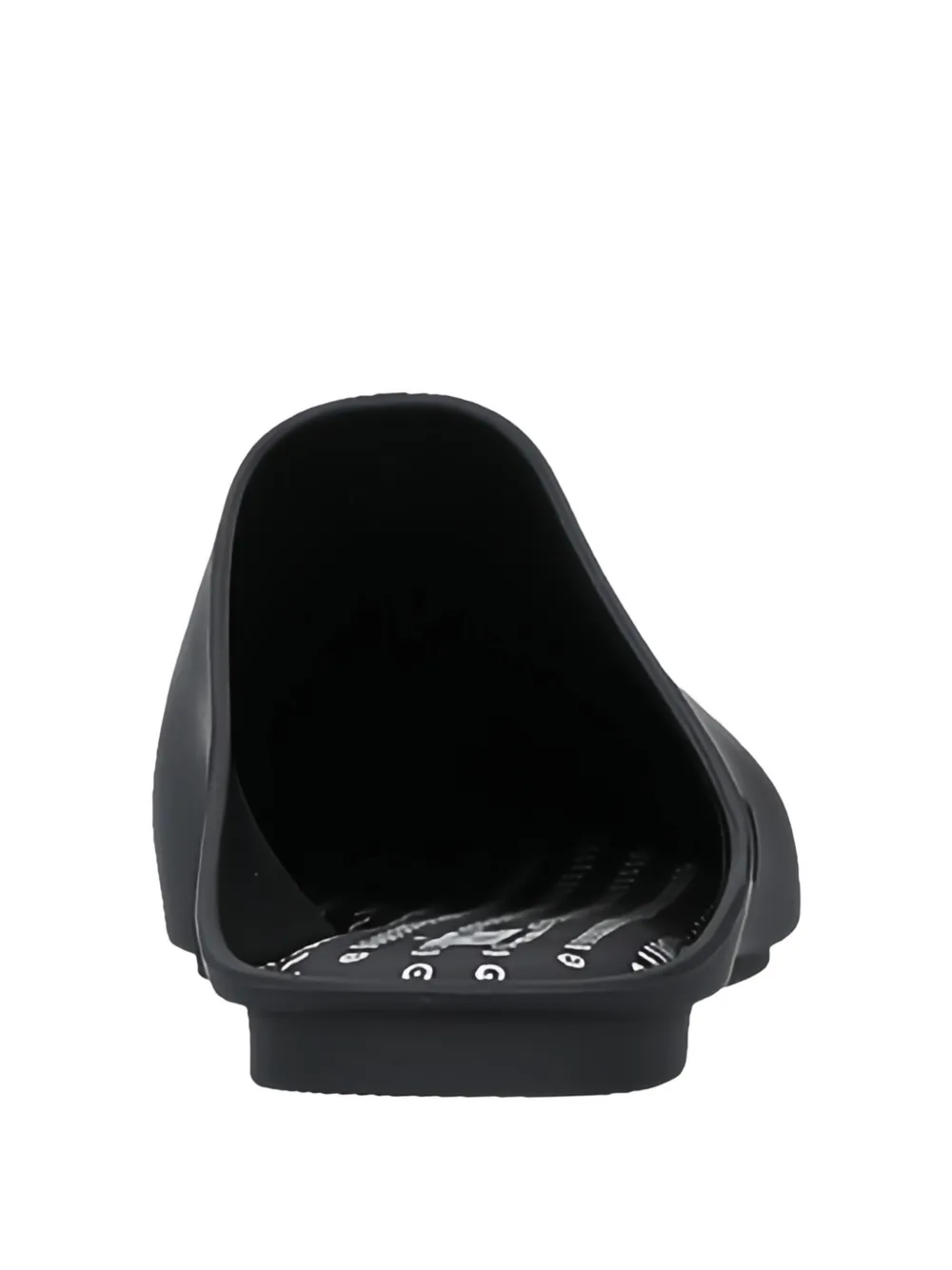 Melissa X 10 Corso Como logo-print point-toe mules Black