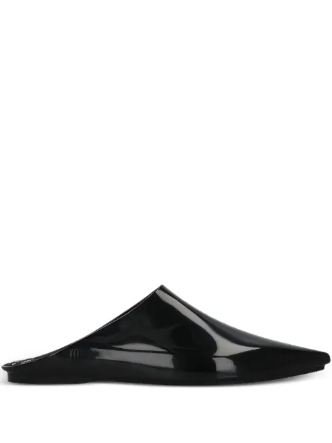 Melissa X 10 Corso Como circle-print point-toe mules