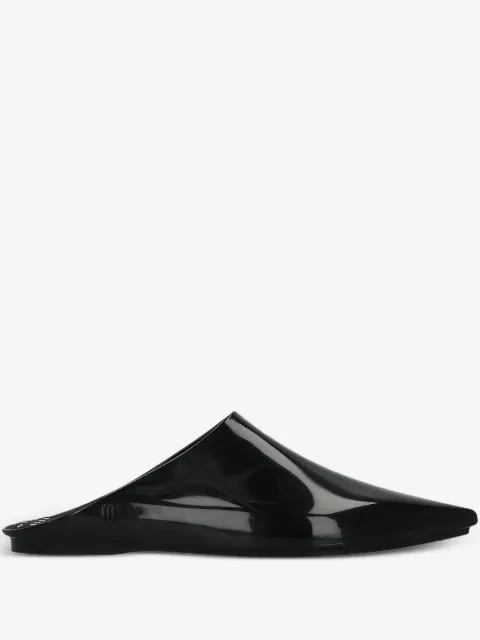 Melissa X 10 Corso Como circle-print point-toe mules