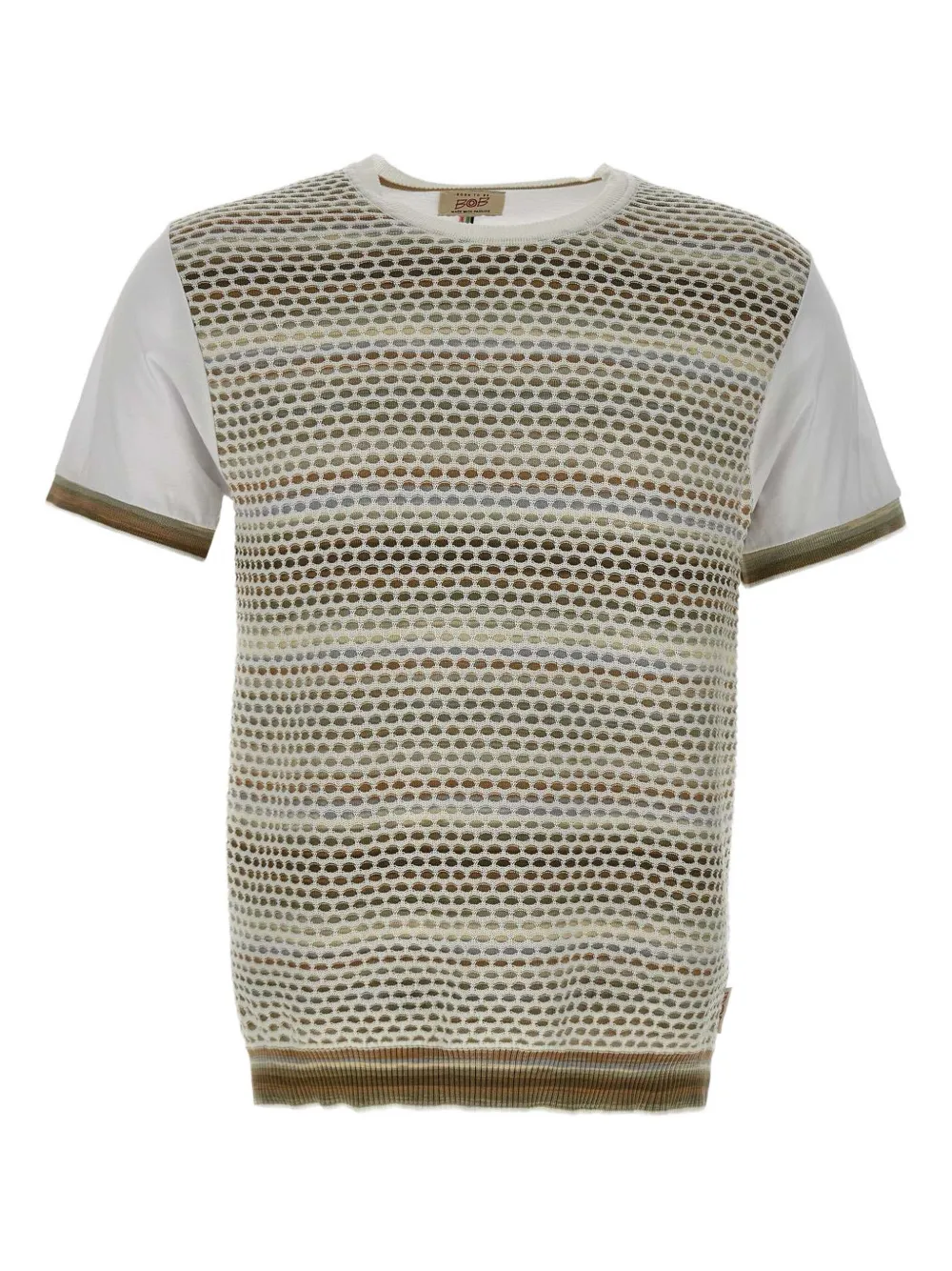 BOB Tex Unica honeycomb-patterned T-shirt - Toni neutri
