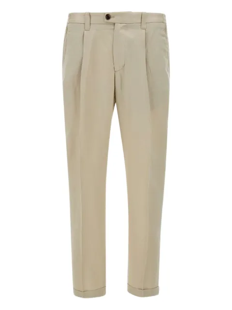 DEVORE pleated-front trousers