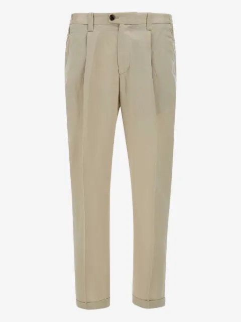 DEVORE pleated-front trousers