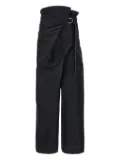 Issey Miyake elastic-waistband trousers - Black