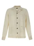 DEVORE Rick button-up linen shirt - Neutrals