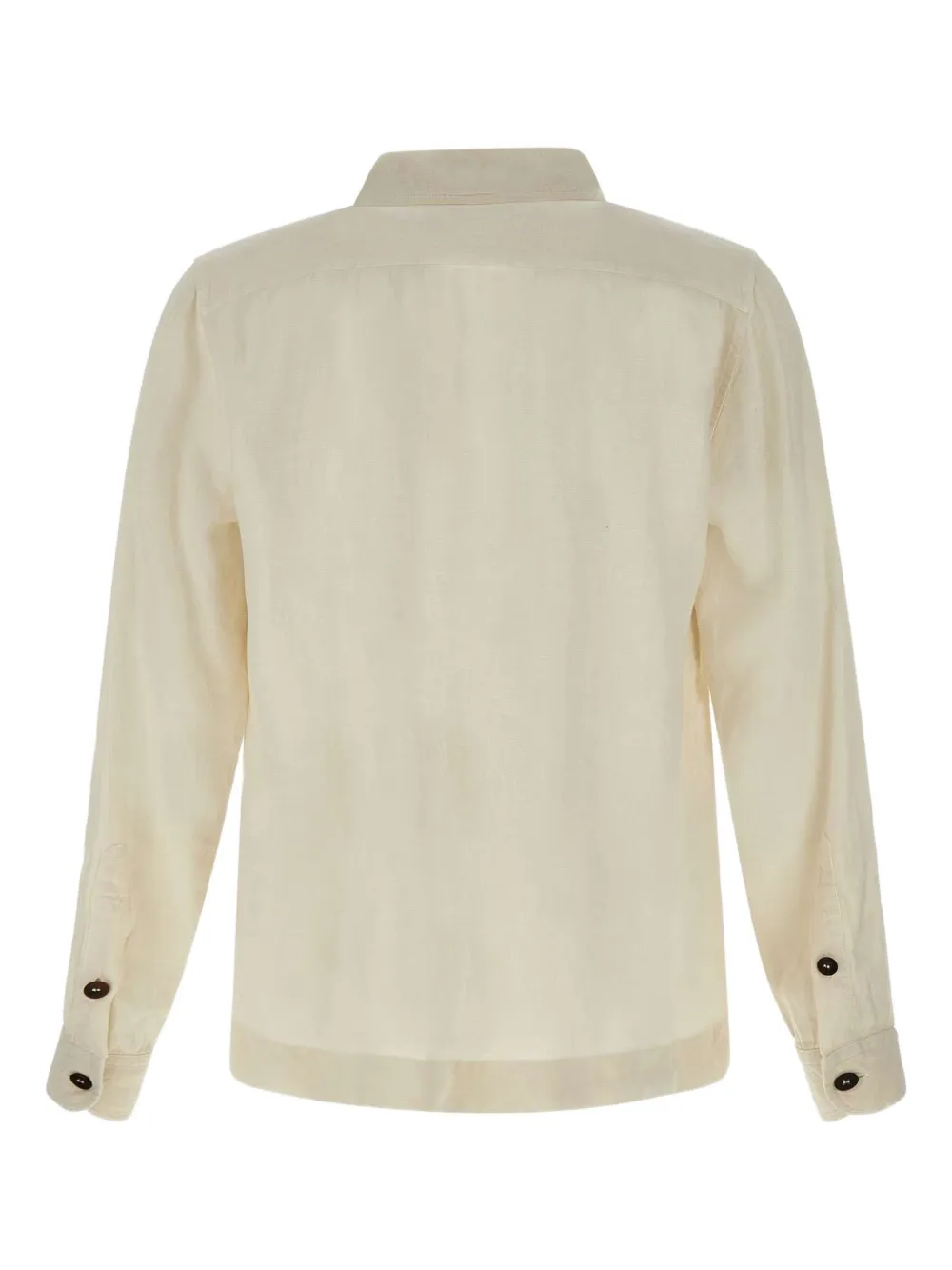 DEVORE Rick button-up linen shirt - Beige
