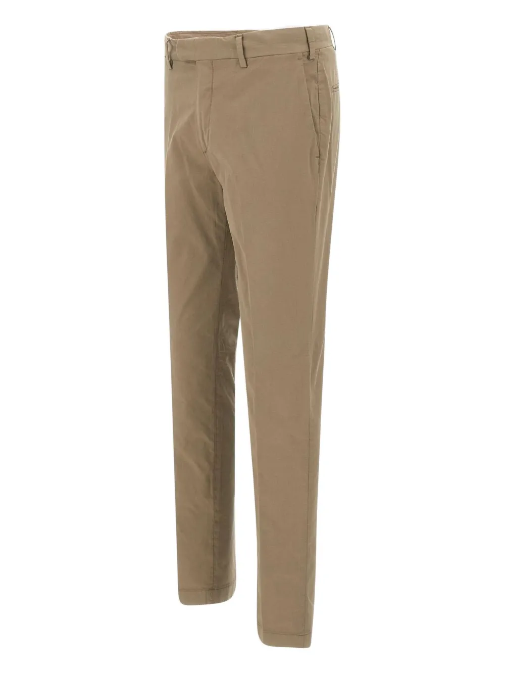 Devore Tailored Chino Trousers In Brown