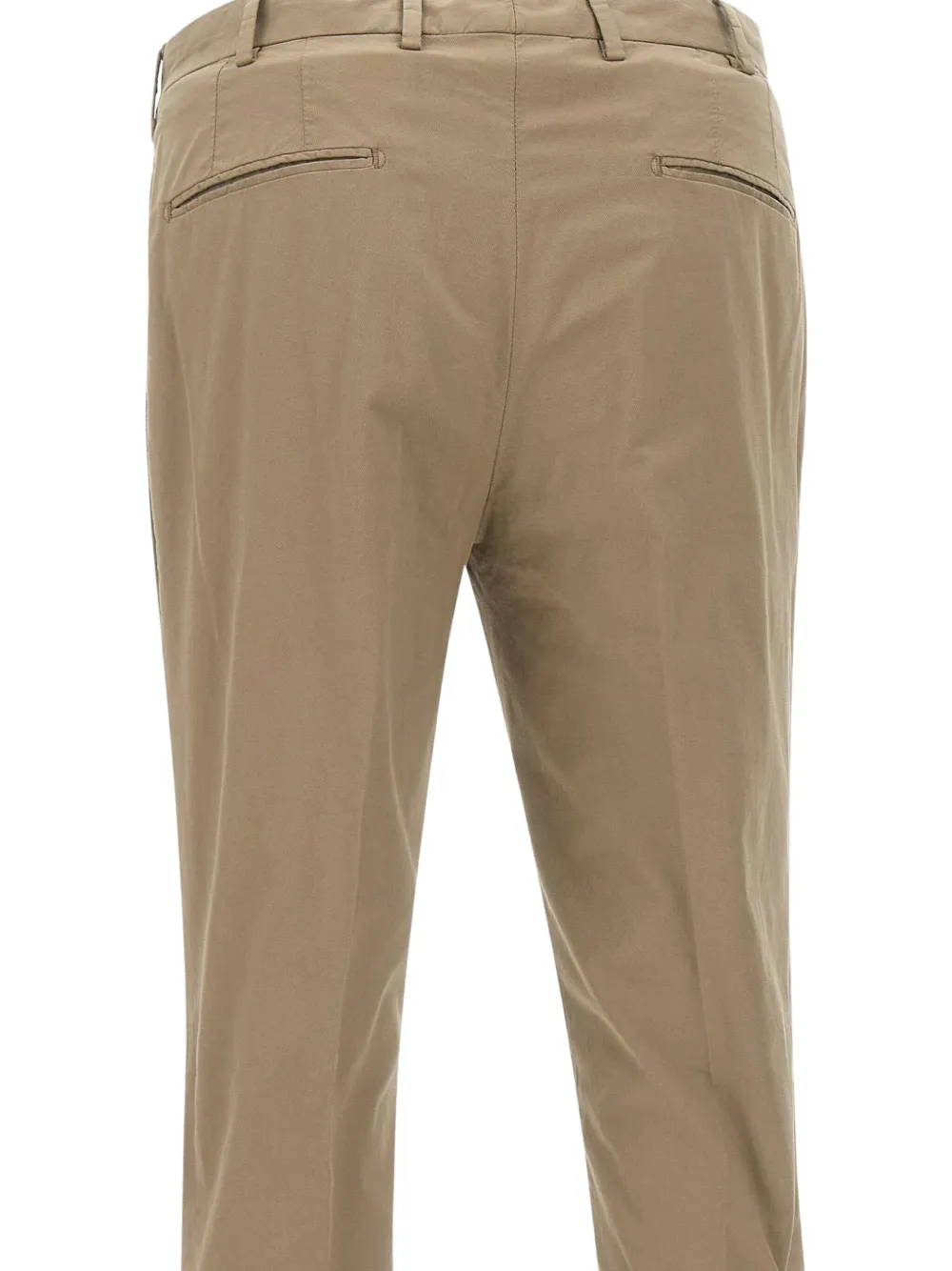 Devore Tailored Chino Trousers In Brown