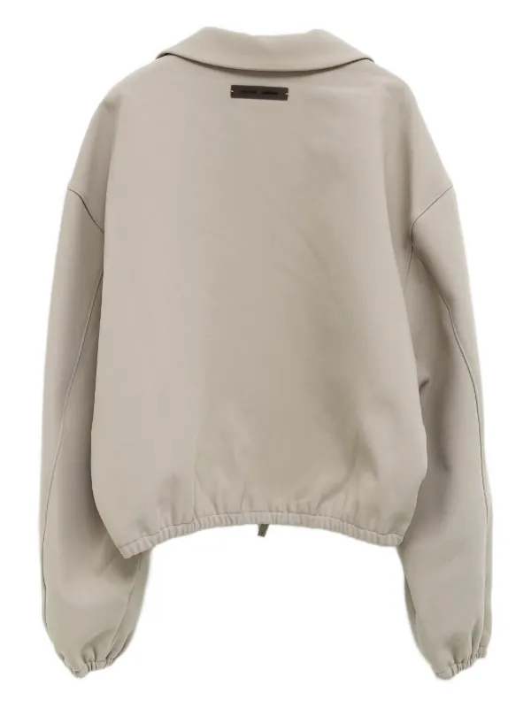 FEAR OF GOD ESSENTIALS ジップカラージャケット | グレー | FARFETCH JP