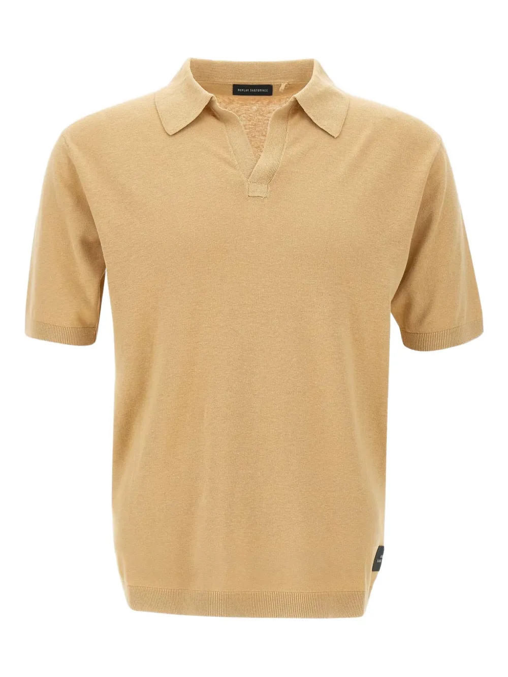 Replay playera tipo polo de tejido fino | neutro | Image 1