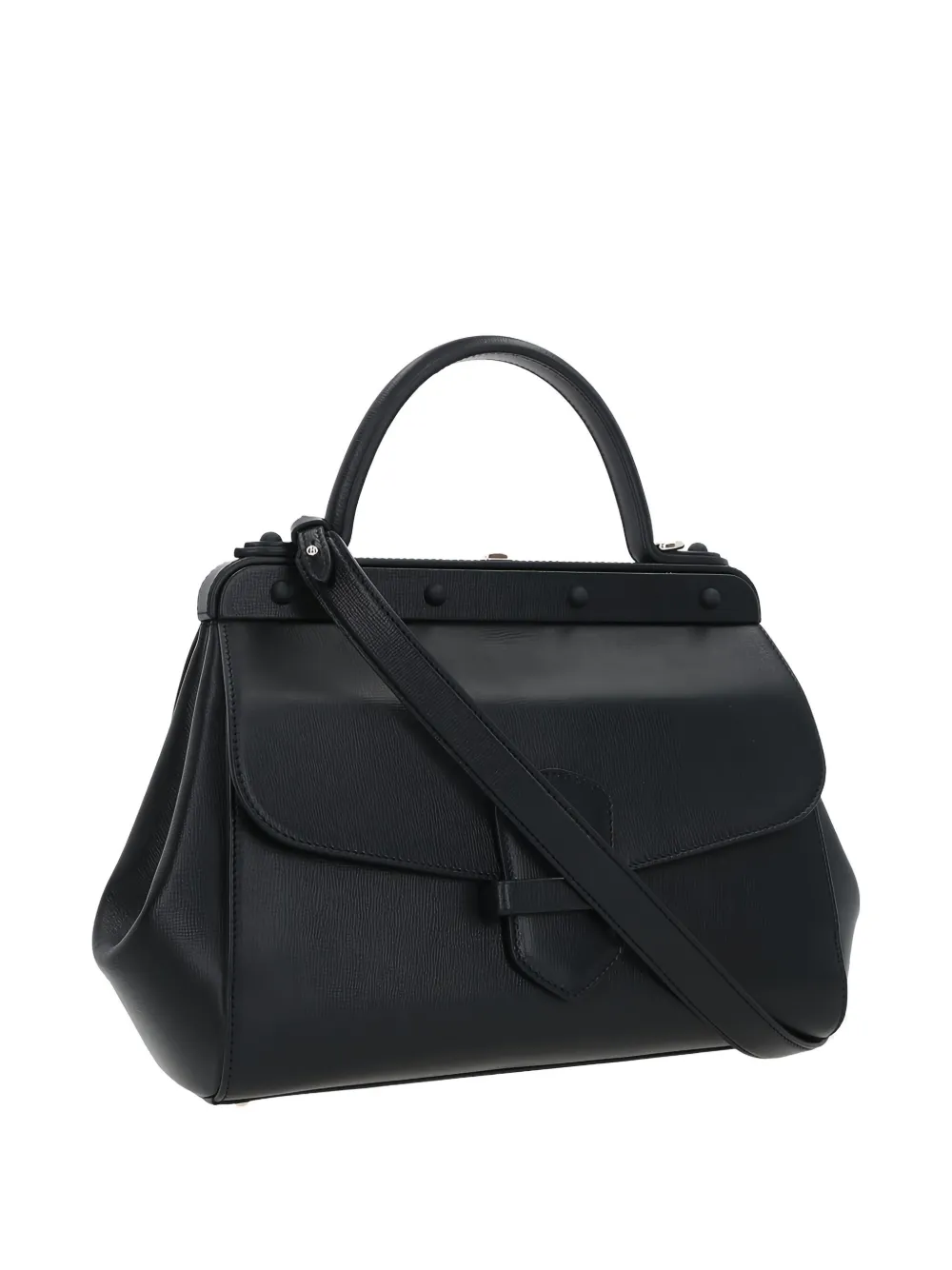 Franzi Margherita leather tote bag - Zwart