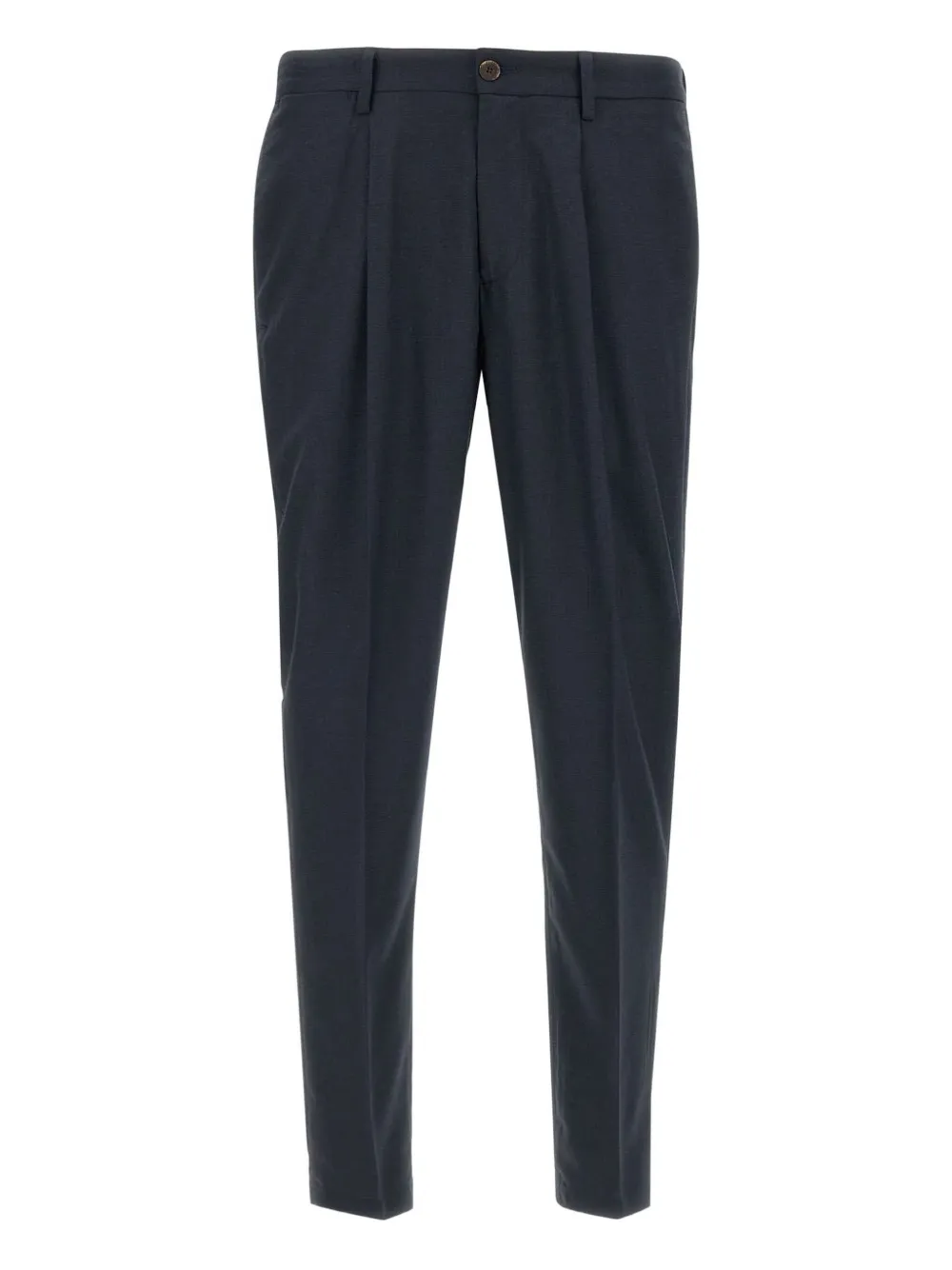 Devore Pleated Tailored Trousers In Black