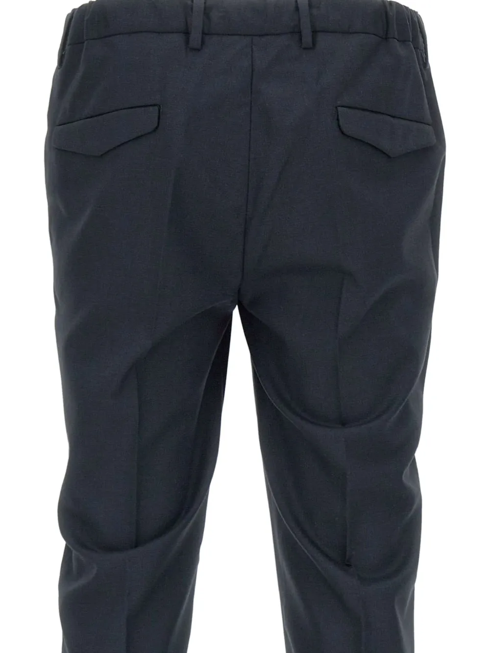 Devore Pleated Tailored Trousers In Black