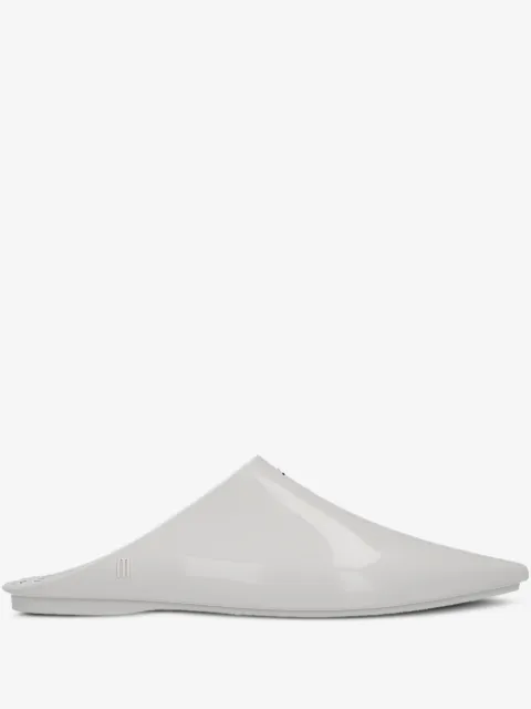 Melissa smile print point-toe mules