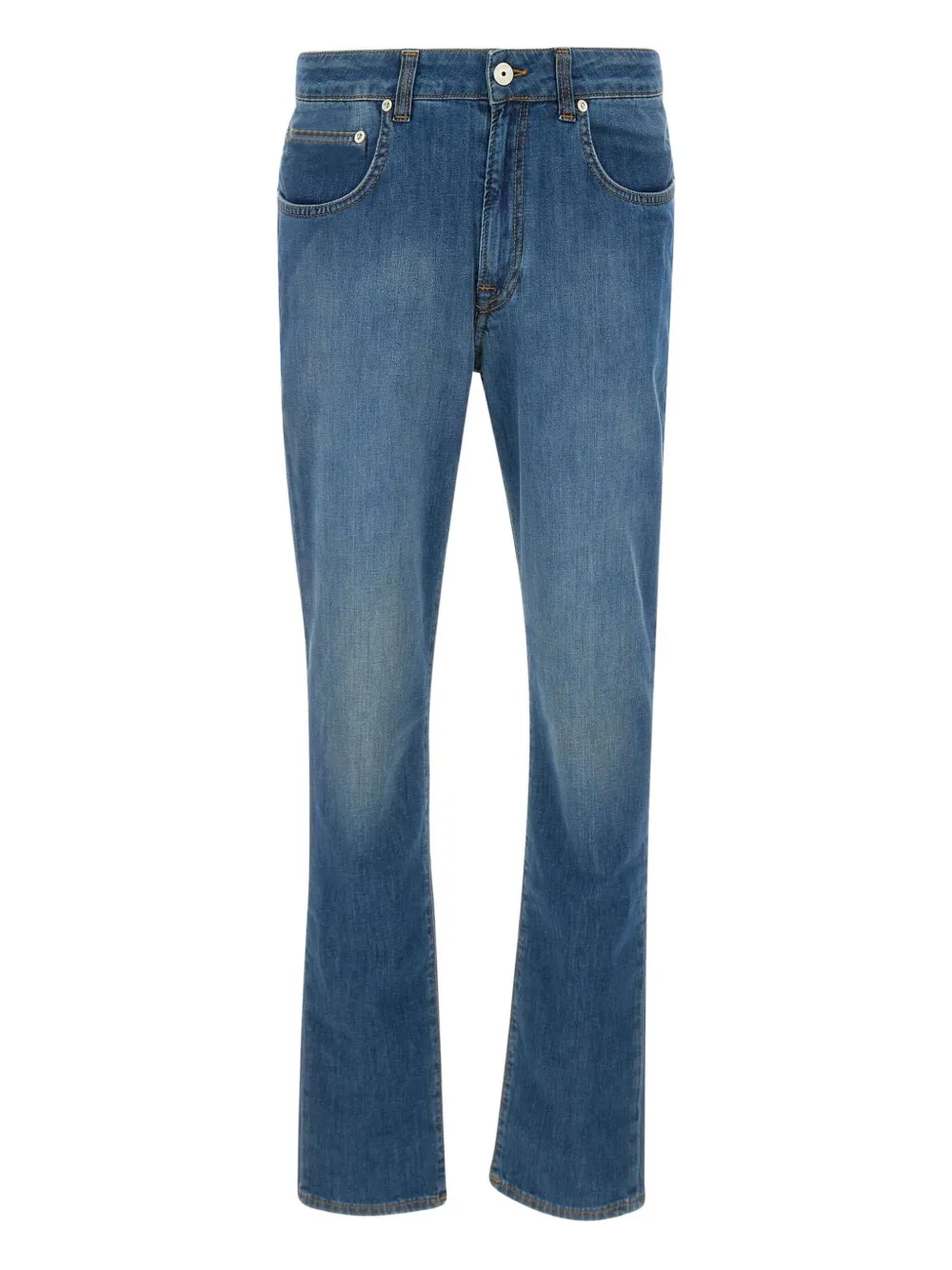 straight-leg jeans