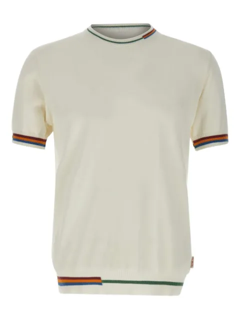 BOB stripe-trim T-shirt