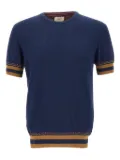 BOB Collin Unica stripe-detailed sweater - Blue