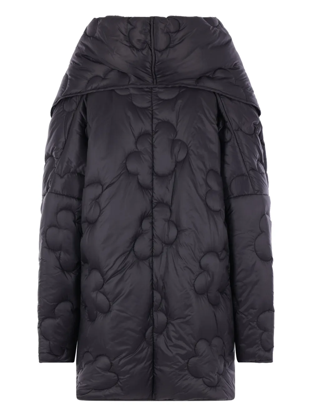 Maria Calderara floral coat - Zwart