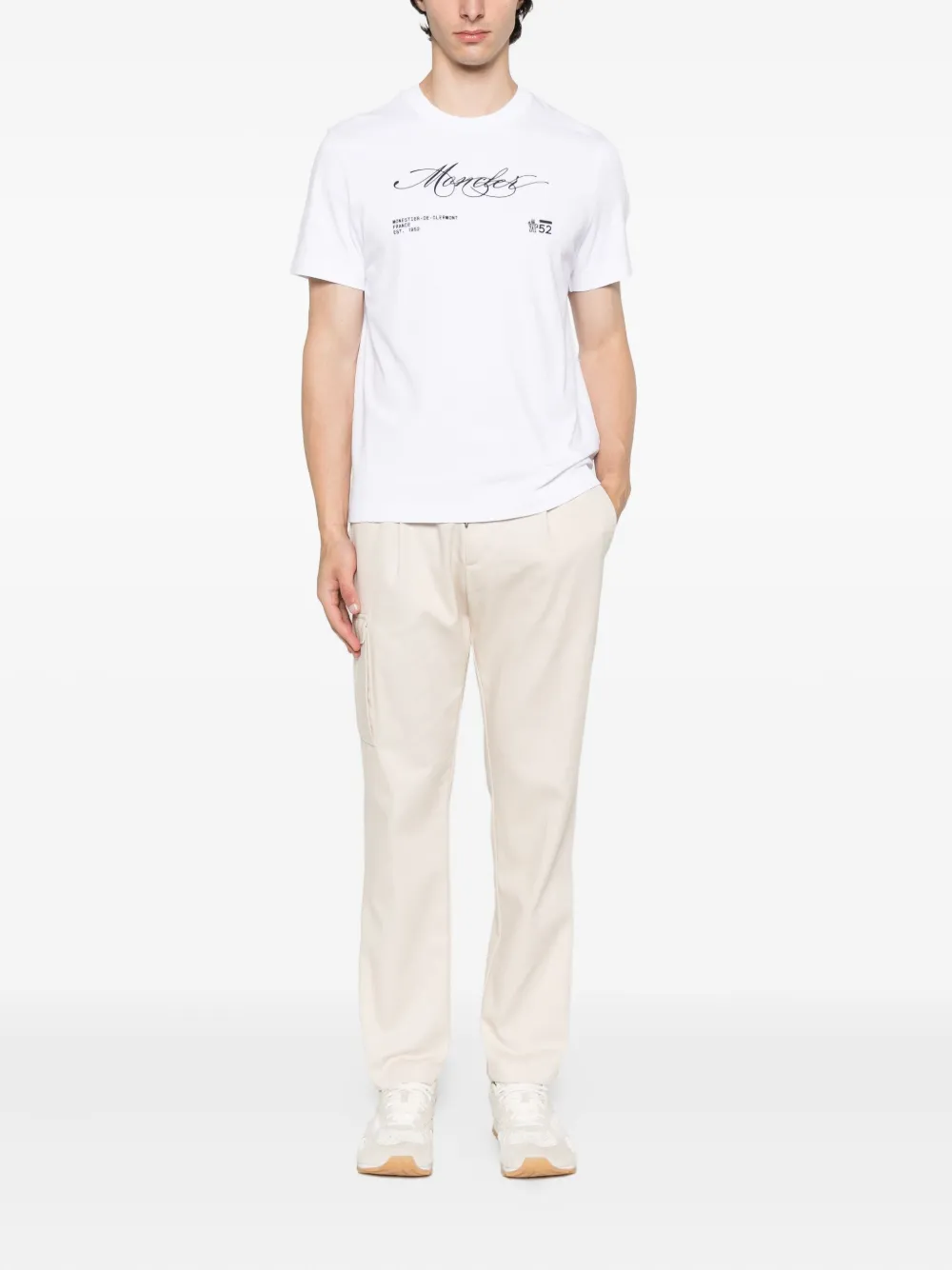 Herno Broek met cargo zak en trekkoord Beige