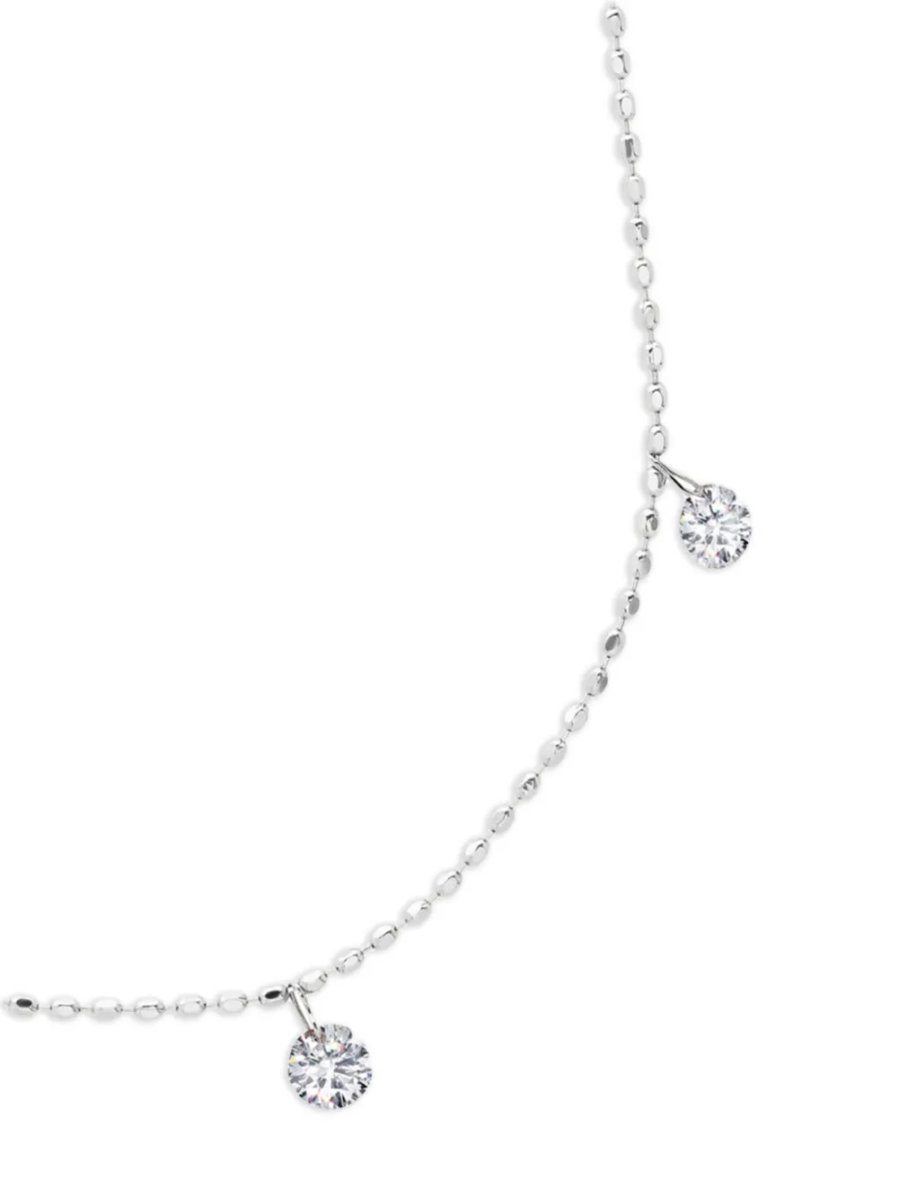 graziela 18K white gold Floating diamond necklace | Image 2