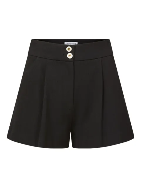 Veronica Beard Devina pleated tailored shorts
