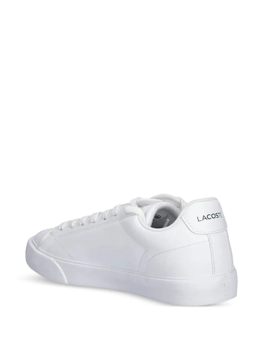 Lacoste Sneakers met krokodillen-reliëf Wit
