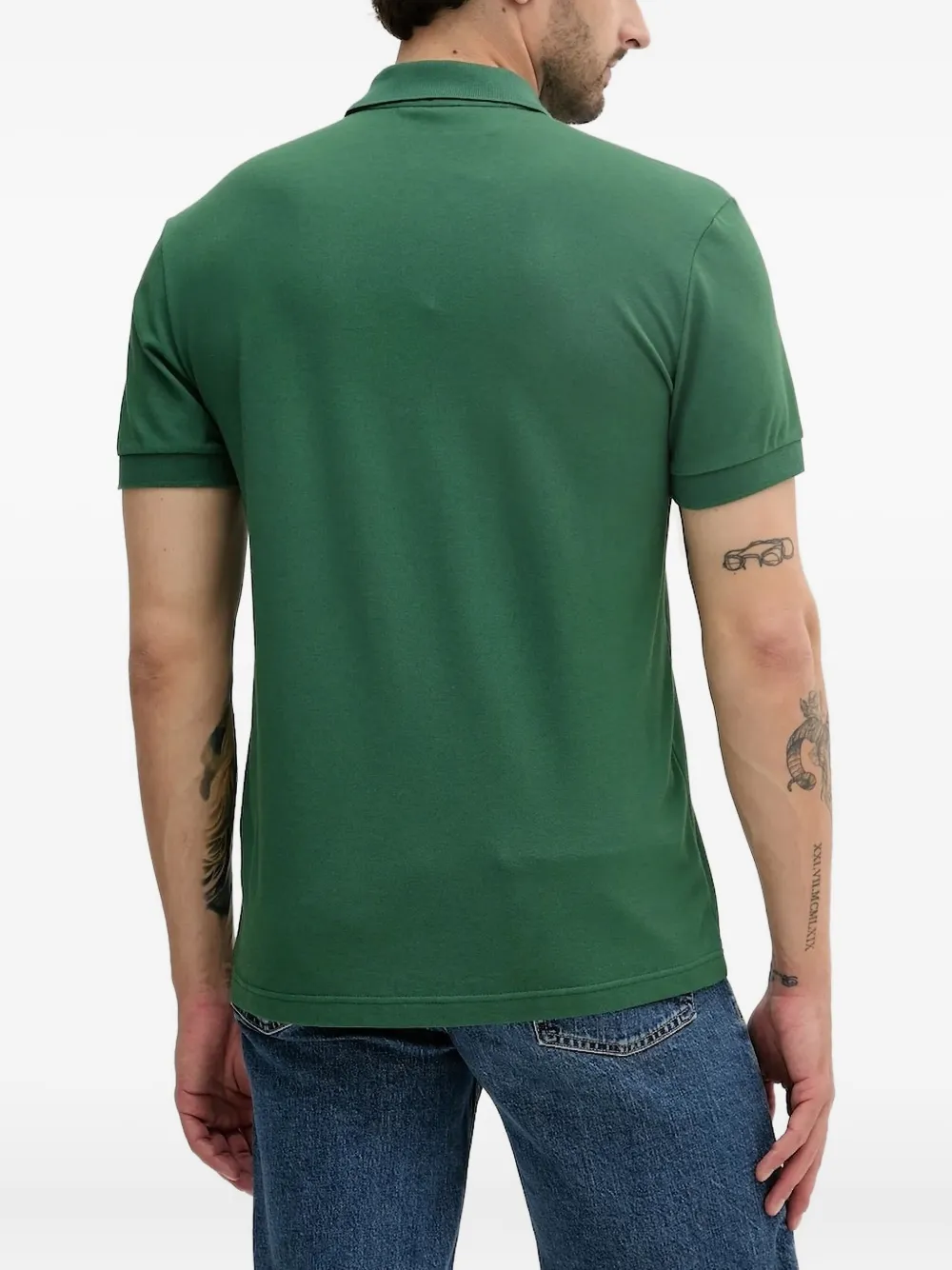 Lacoste Poloshirt met korte mouwen en logopatch - Groen