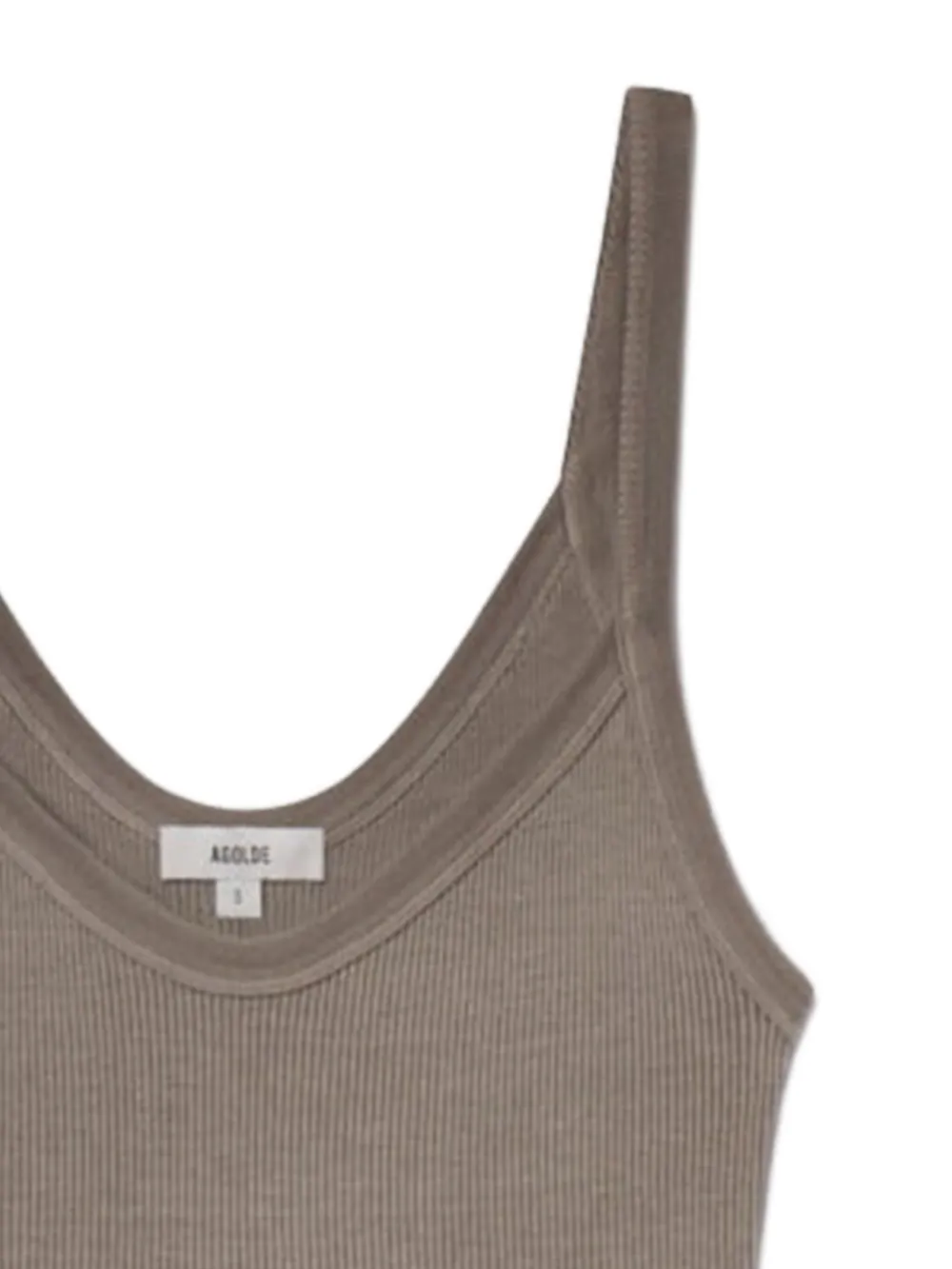 AGOLDE Tanktop met V-hals Grijs