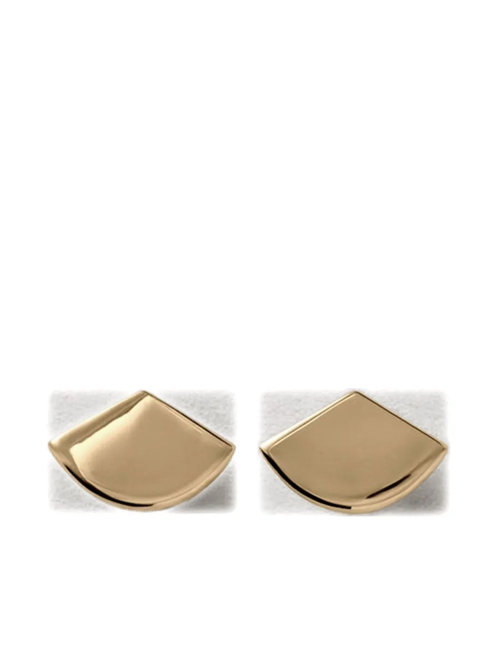 Annika Inez fan-shaped earrings - Oro
