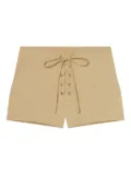 A.L.C. lace-up pocket shorts - Neutrals