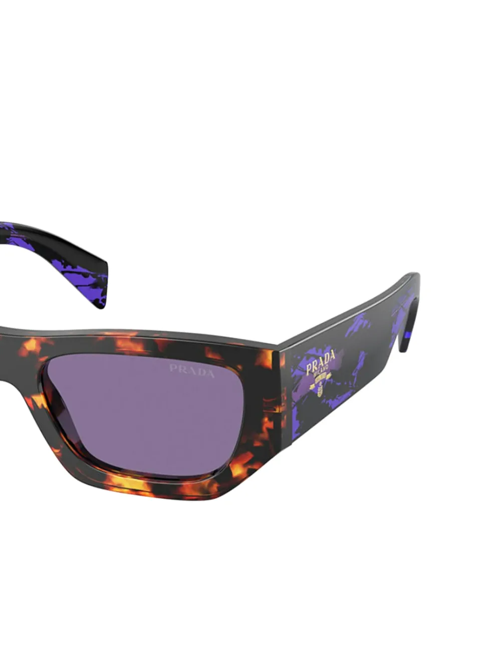 Prada Eyewear square-frame tortoiseshell sunglasses - Bruin