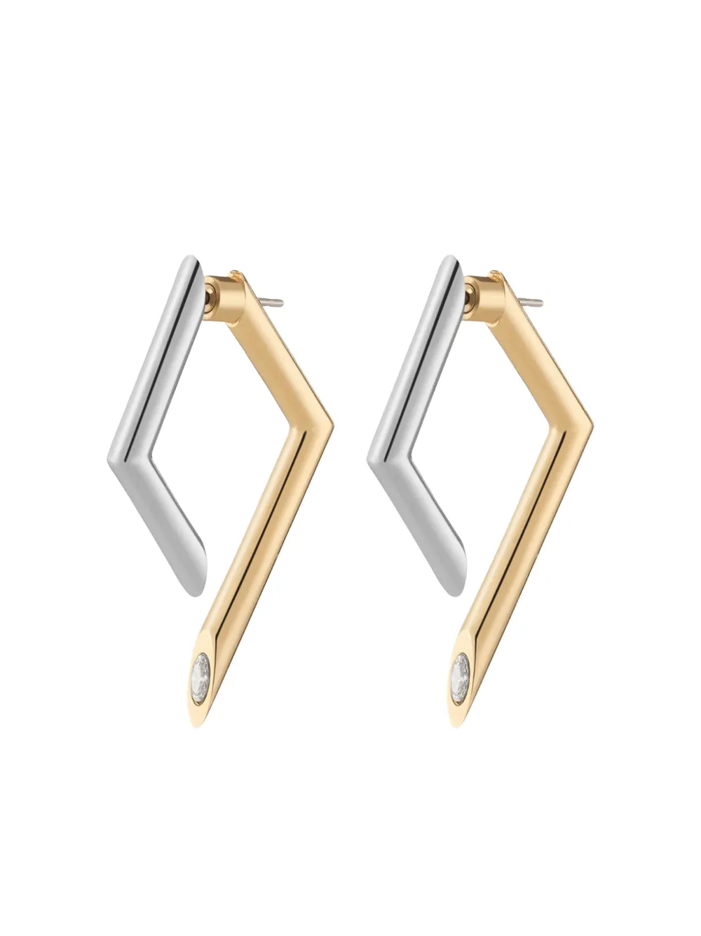 Demarson New York Yana Earrings In Silver