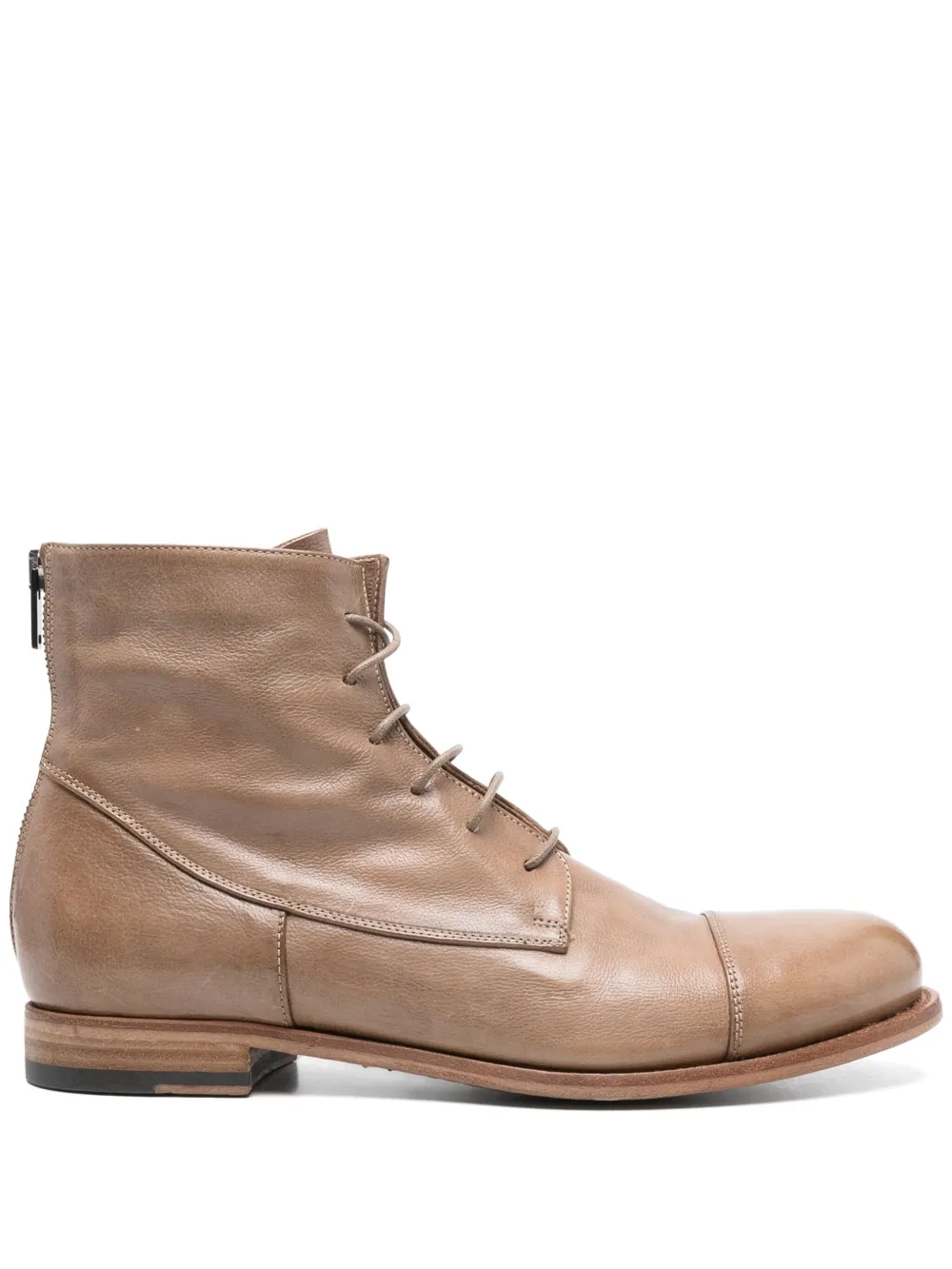 Pantanetti leather ankle boots Neutrals