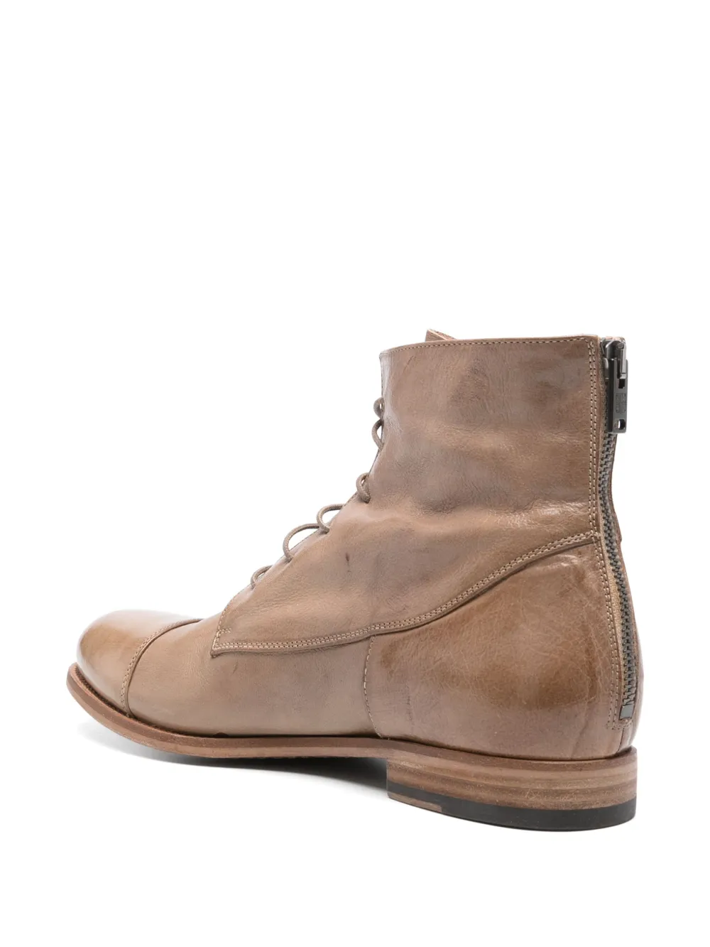 Pantanetti leather ankle boots Neutrals