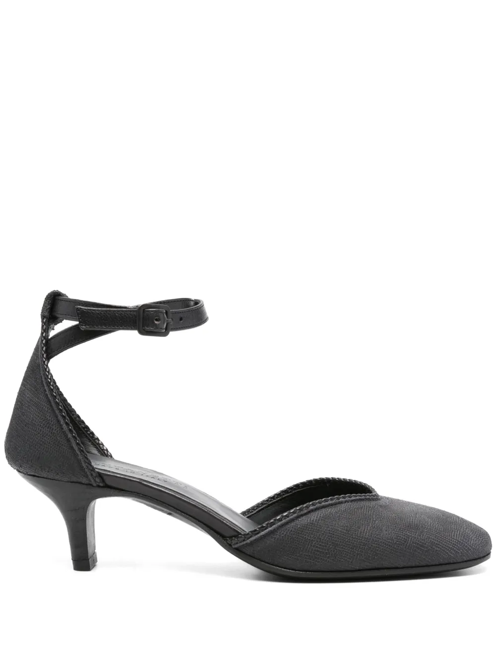 Pantanetti 50mm leather sandals Black