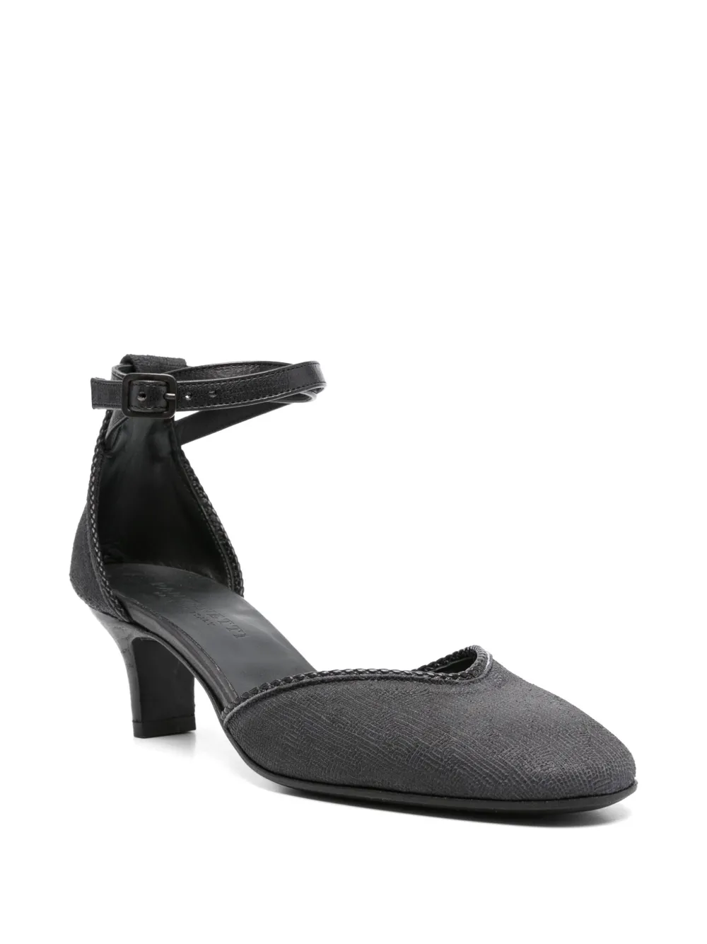 Pantanetti 50mm leather sandals Black