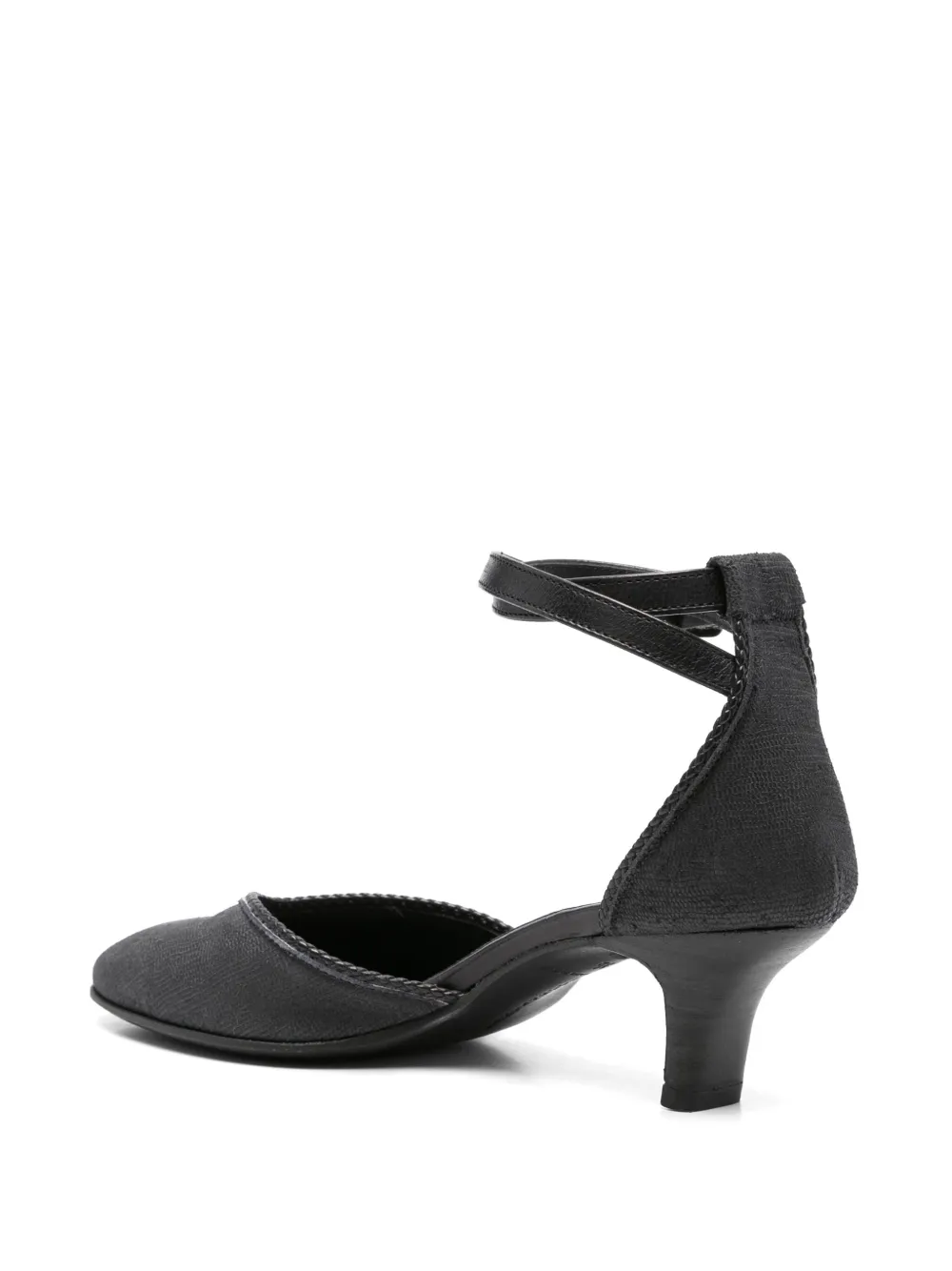 Pantanetti 50mm leather sandals Black