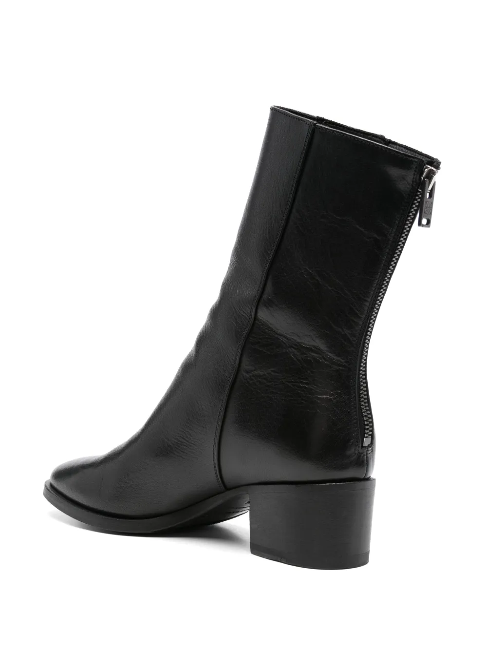 Pantanetti 50mm leather boots Black