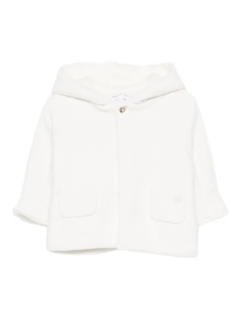 Tartine Et Chocolat cable-knit hooded jacket