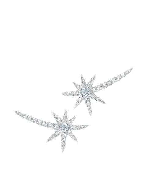 graziela 18K white gold diamond earrings