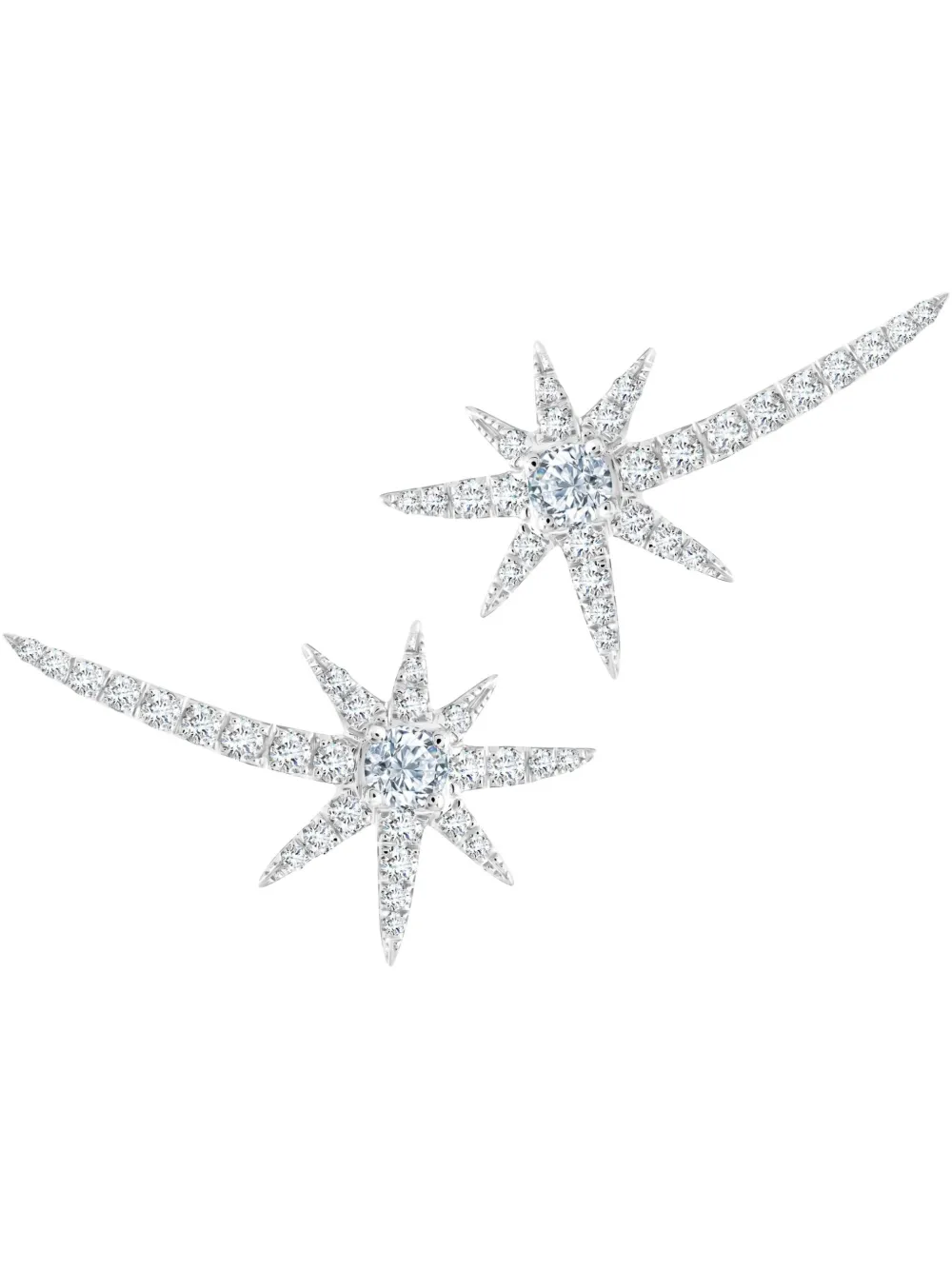 graziela 18K white gold diamond earrings | Image 2