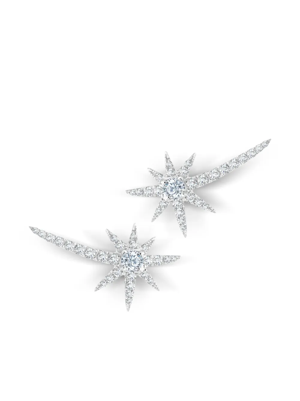 graziela ダイヤモンド ピアス 18Kホワイトゴールド - シルバートーン graziela ダイヤモンド ピアス 18Kホワイトゴールド - シルバートーン