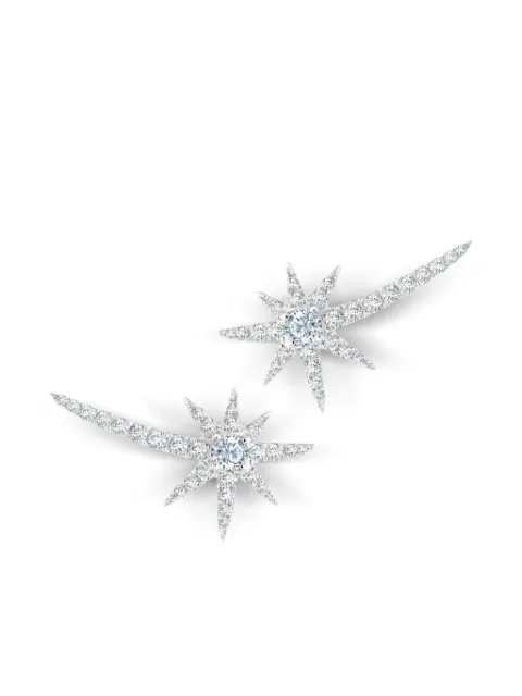 graziela 18K white gold diamond earrings