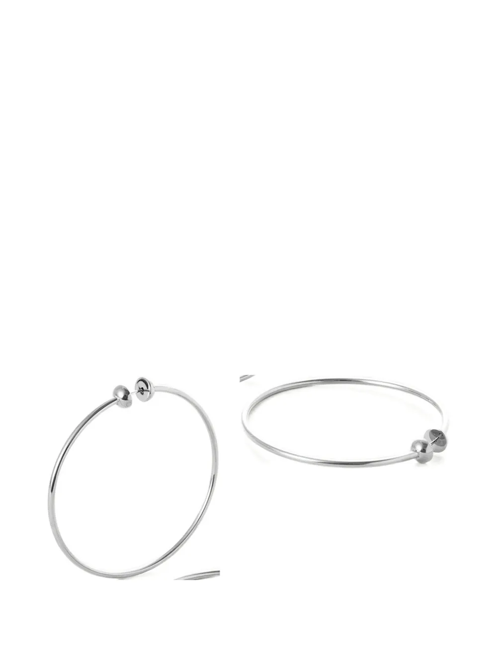 Jenny Bird Icon hoops earrings - Argento