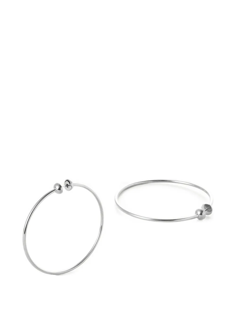 Jenny Bird Icon hoops earrings - Silber