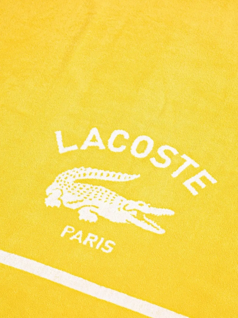 Lacoste crocodile-embellishment beach towel (160cm x 90cm) | Towels & Bath Robes | Image 2